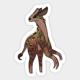 Pink Sloth Giraffe :: Imaginary Creatures Sticker